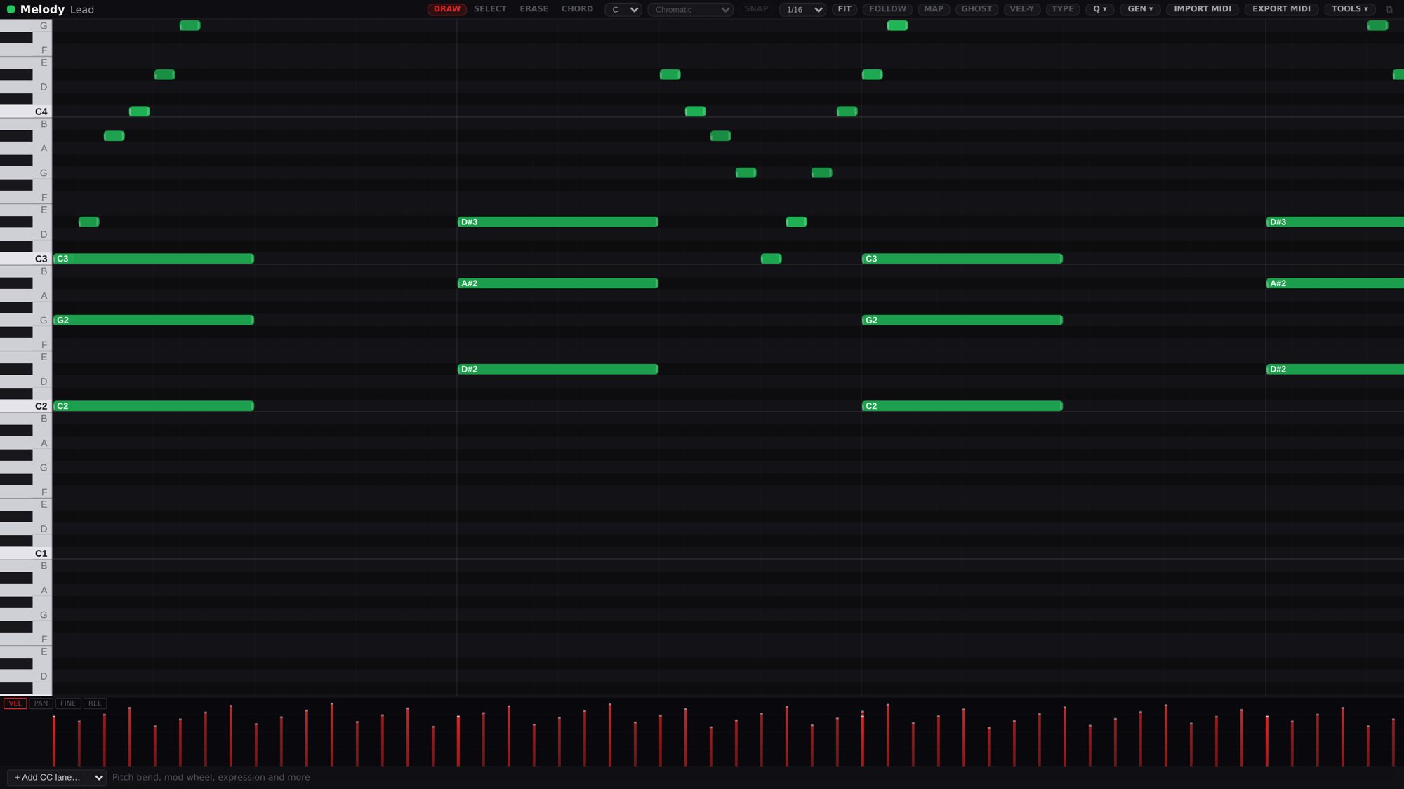 Piano roll